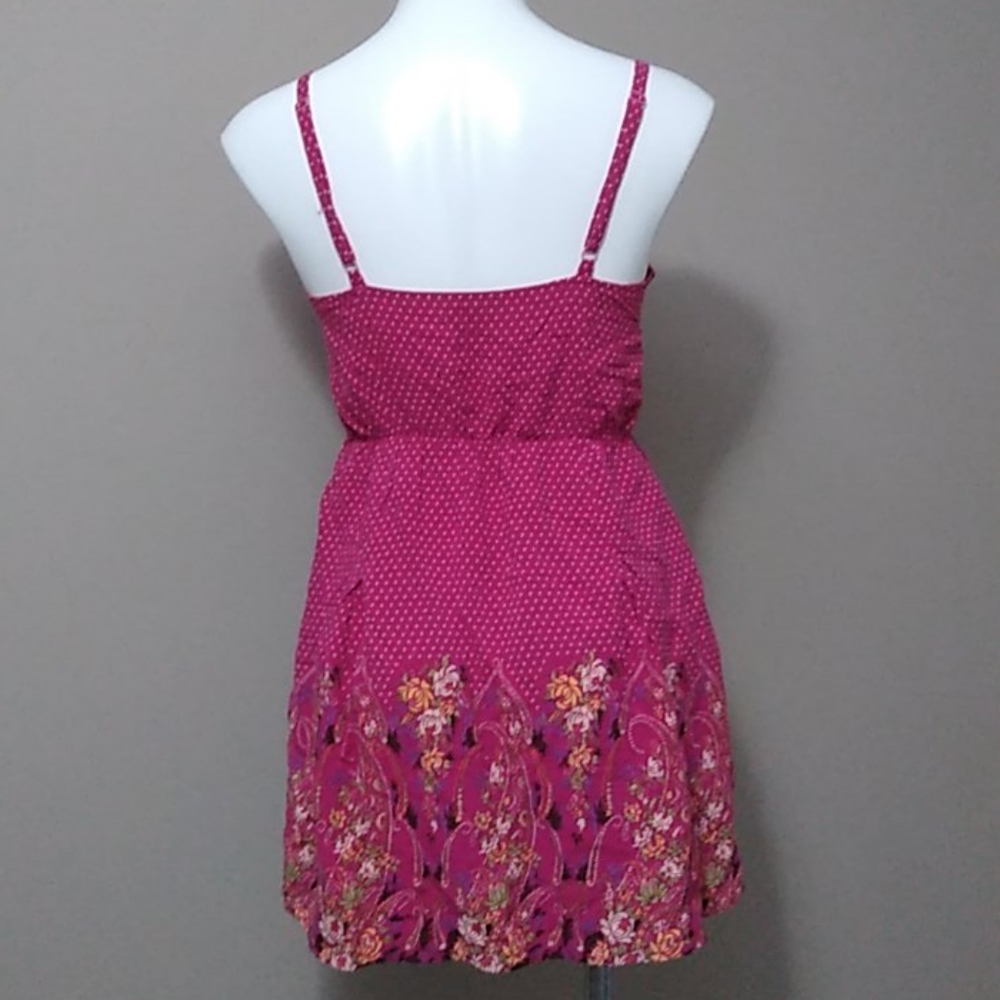 Free People pink polka dot baby doll dress small - Picture 6 of 13